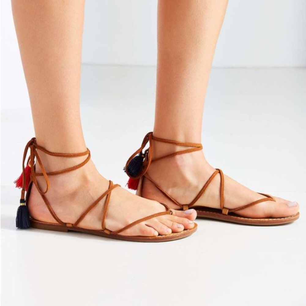 Soludos Strappy Leather Sandals